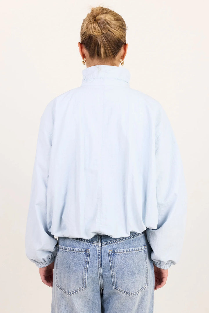Element Ice Blue Funnel Neck Bomber Jacket | Stories Be Told