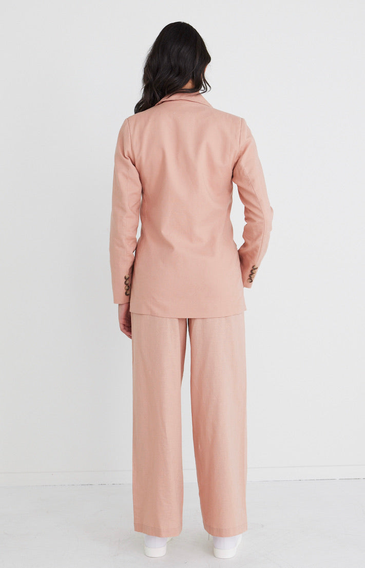 Re:Union constant linen blazer available from www.thecollectivenz.com