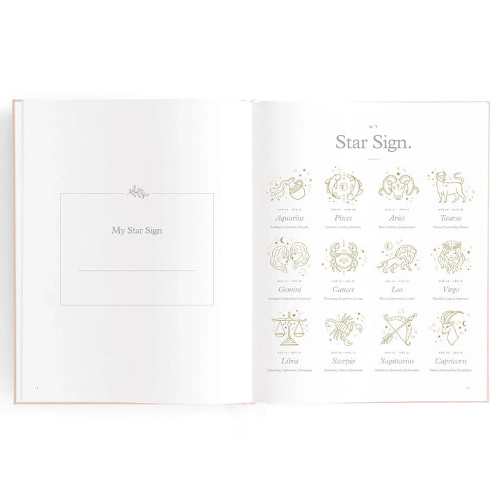 Fox & Fallow rose baby book available from www.thecollectivenz.com