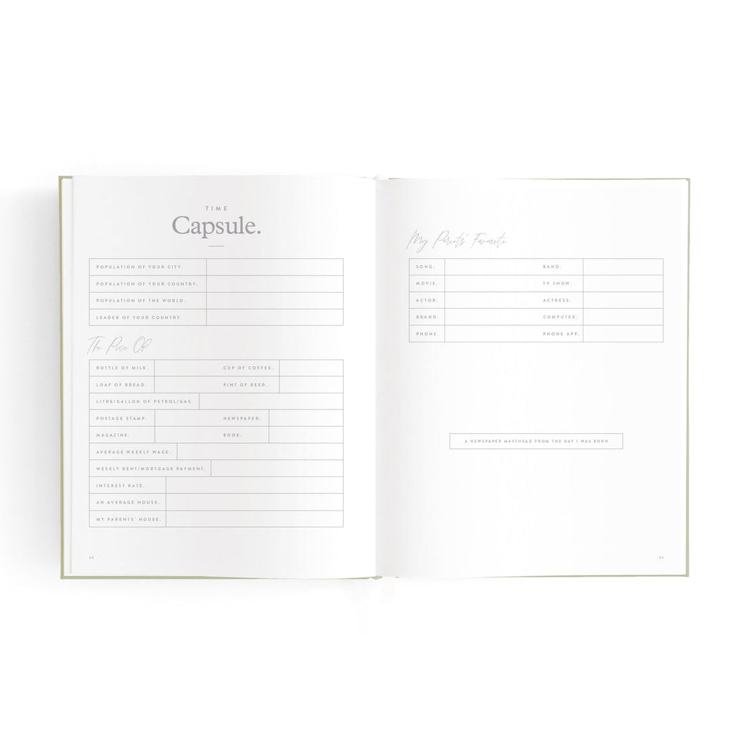 Fox & Fallow mini baby book available from www.thecollectivenz.com