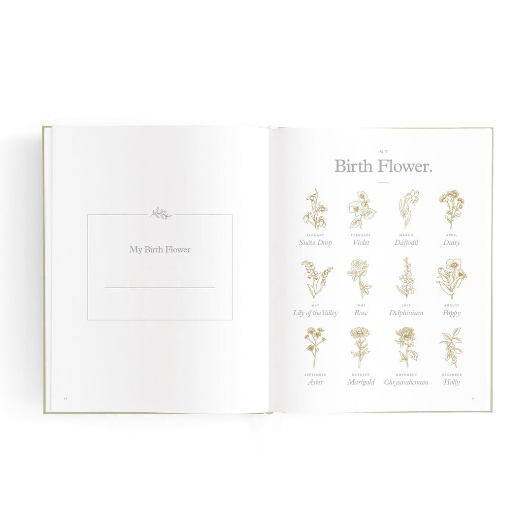 Mini Baby Book - Lilac