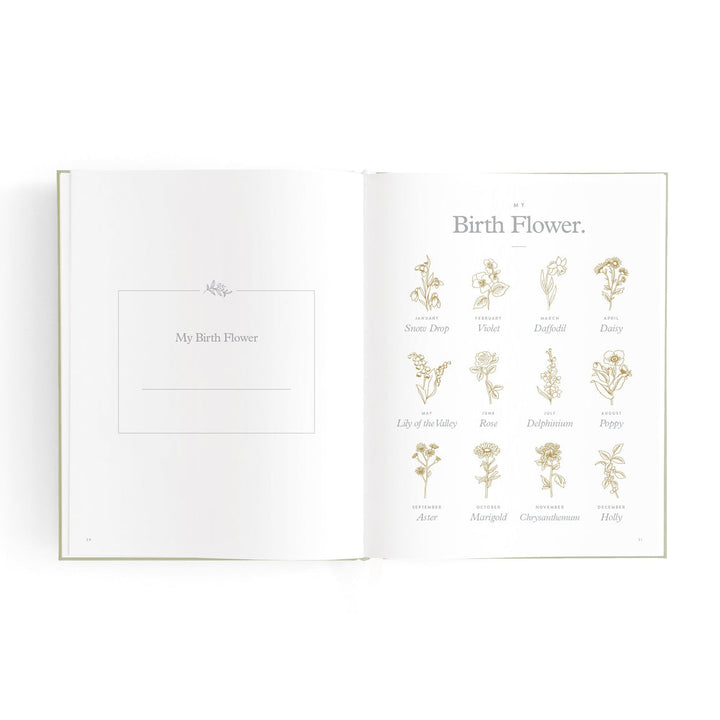 Mini Baby Book - Lilac