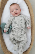 Burrow & Be Grey Burrowers sleepsuit available from www.thecollectivenz.com
