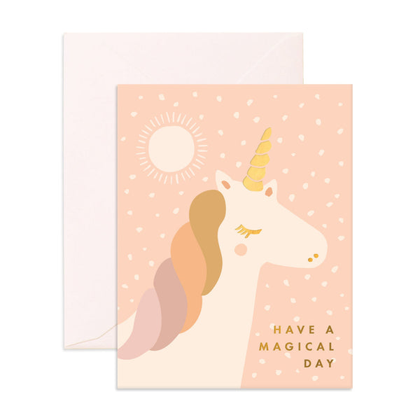 Have a magical day - Unicorn / Card
