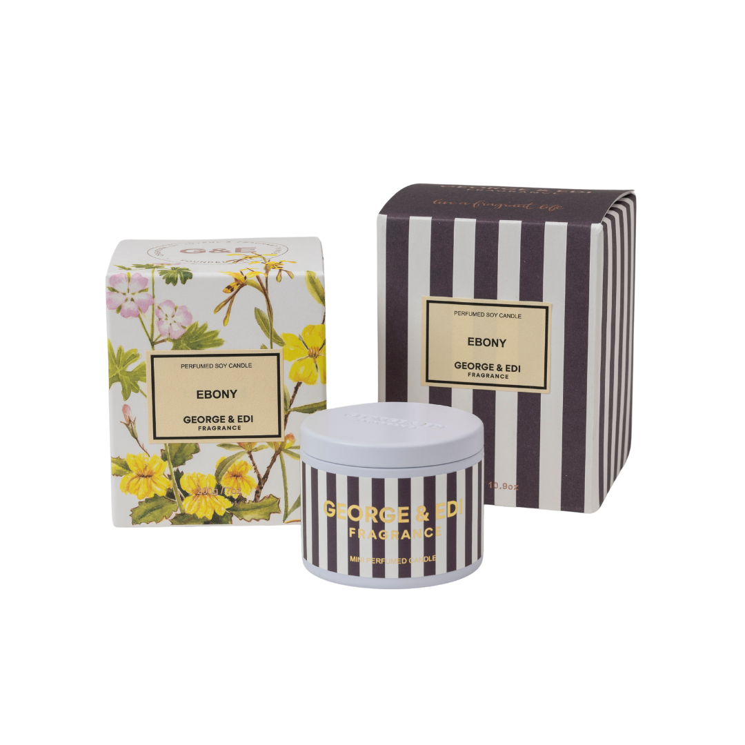 George & Edi Ebony Soy Candle