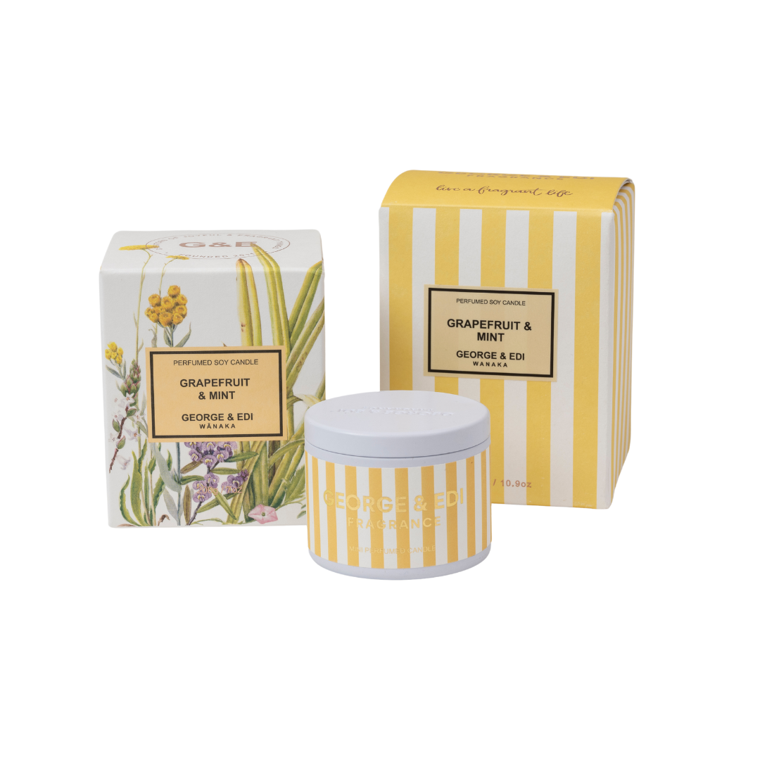 George & Edi Grapefruit + Mint Soy Candle