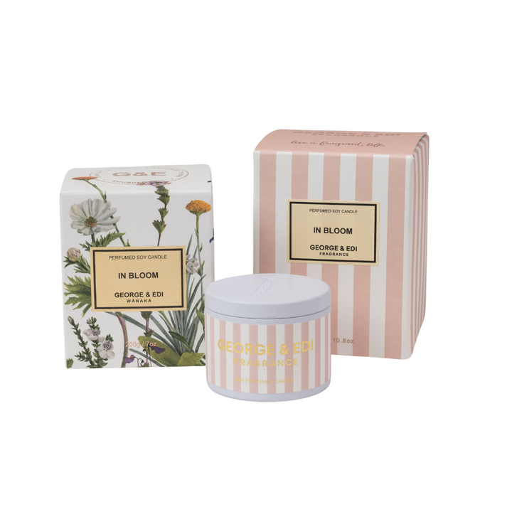 George & Edi  In Bloom Soy Candle