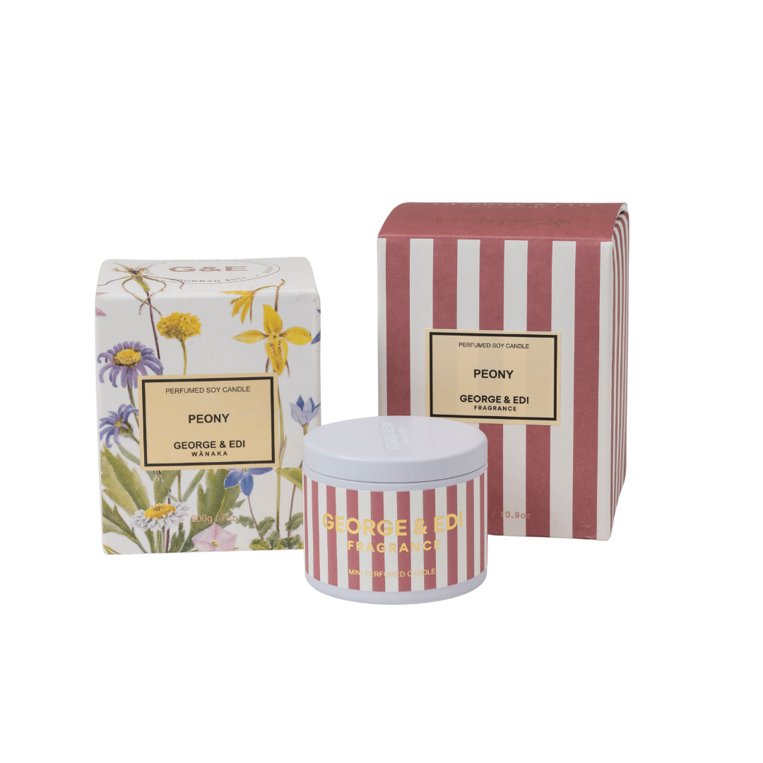 George & Edi Peony Soy Candle