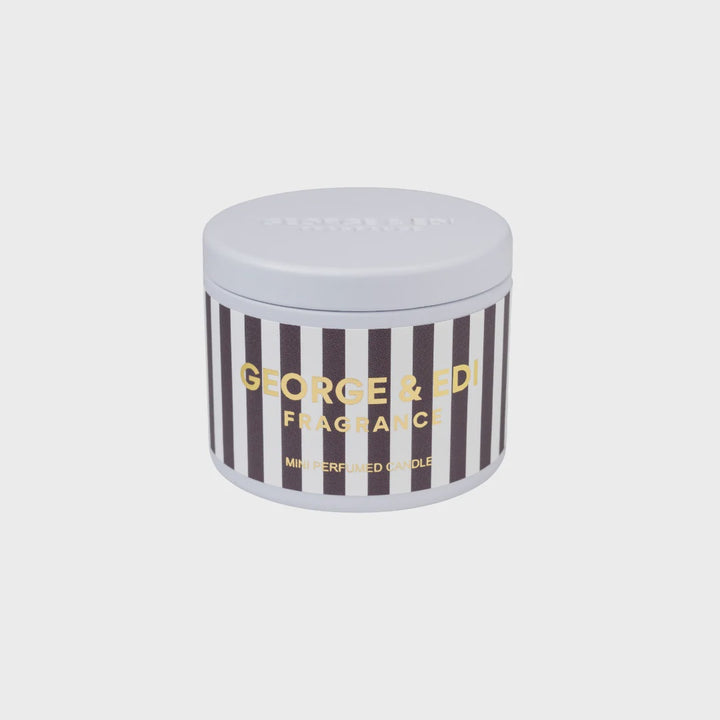 George & Edi Mini Candle in a Tin - Ebony