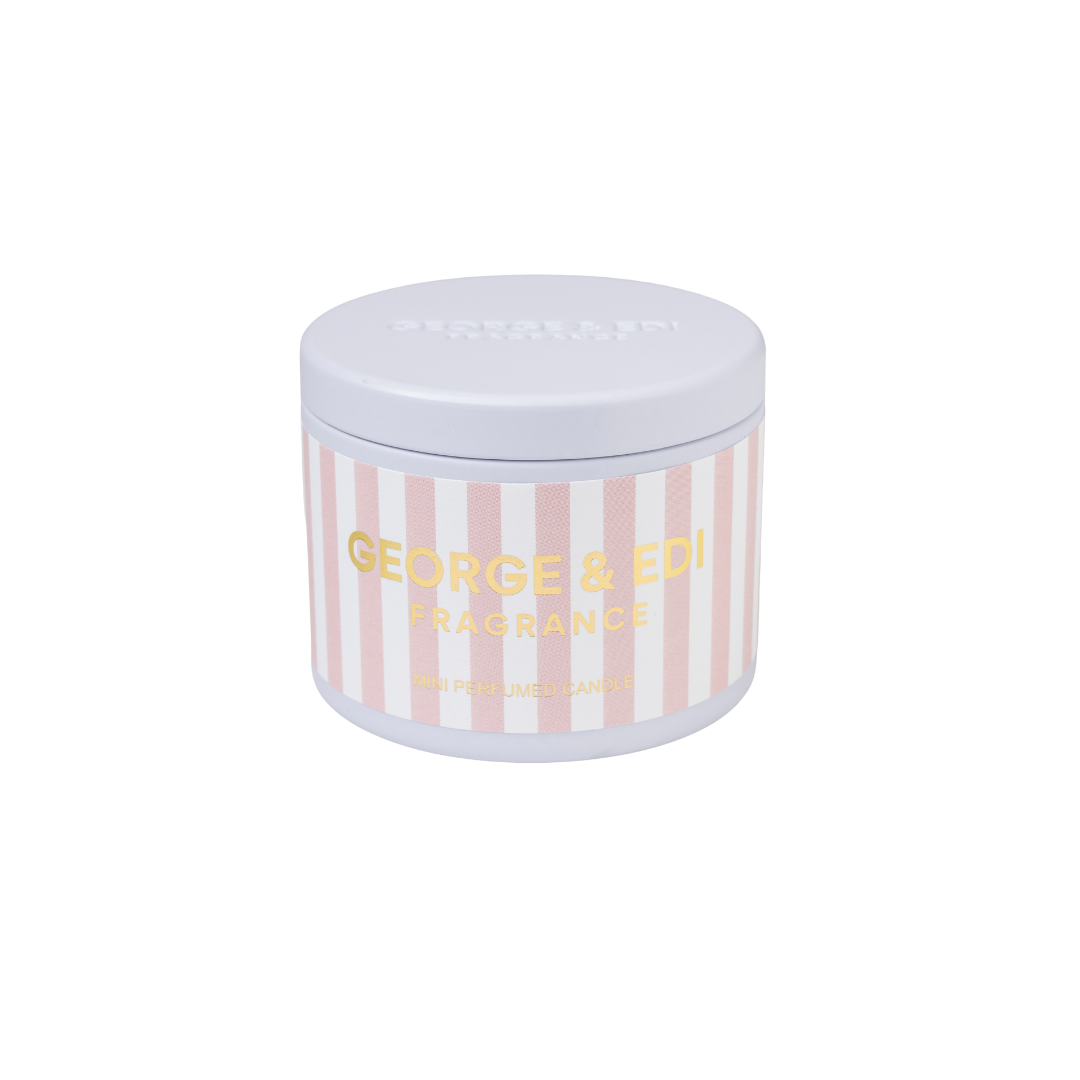 George & Edi mini candle in a tin available from www.thecollectivenz.com