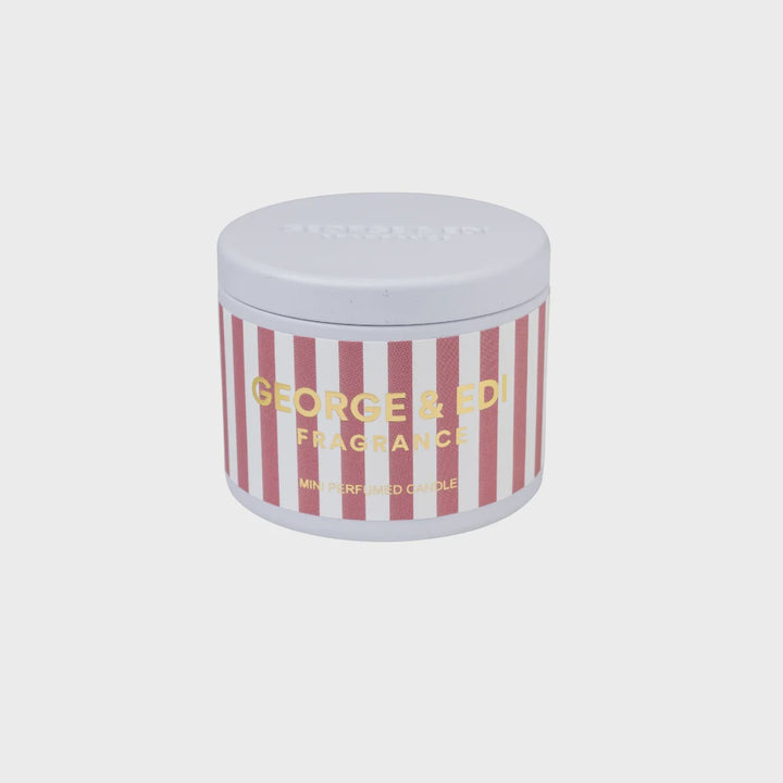 George & Edi Mini Candle in a Tin - Peony