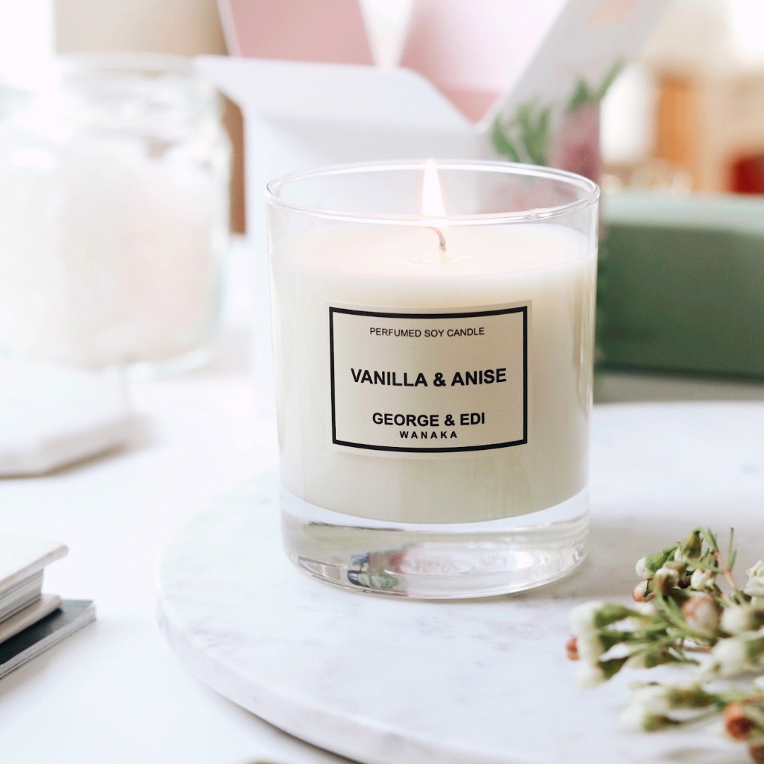George & Edi Vanilla Soy Candle