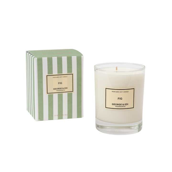 George & Edi  Fig Soy Candle