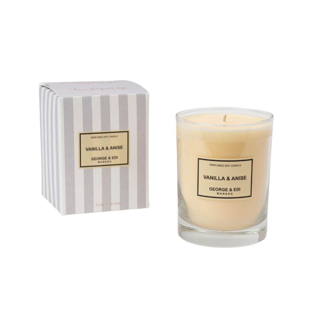 George & Edi Vanilla Soy Candle