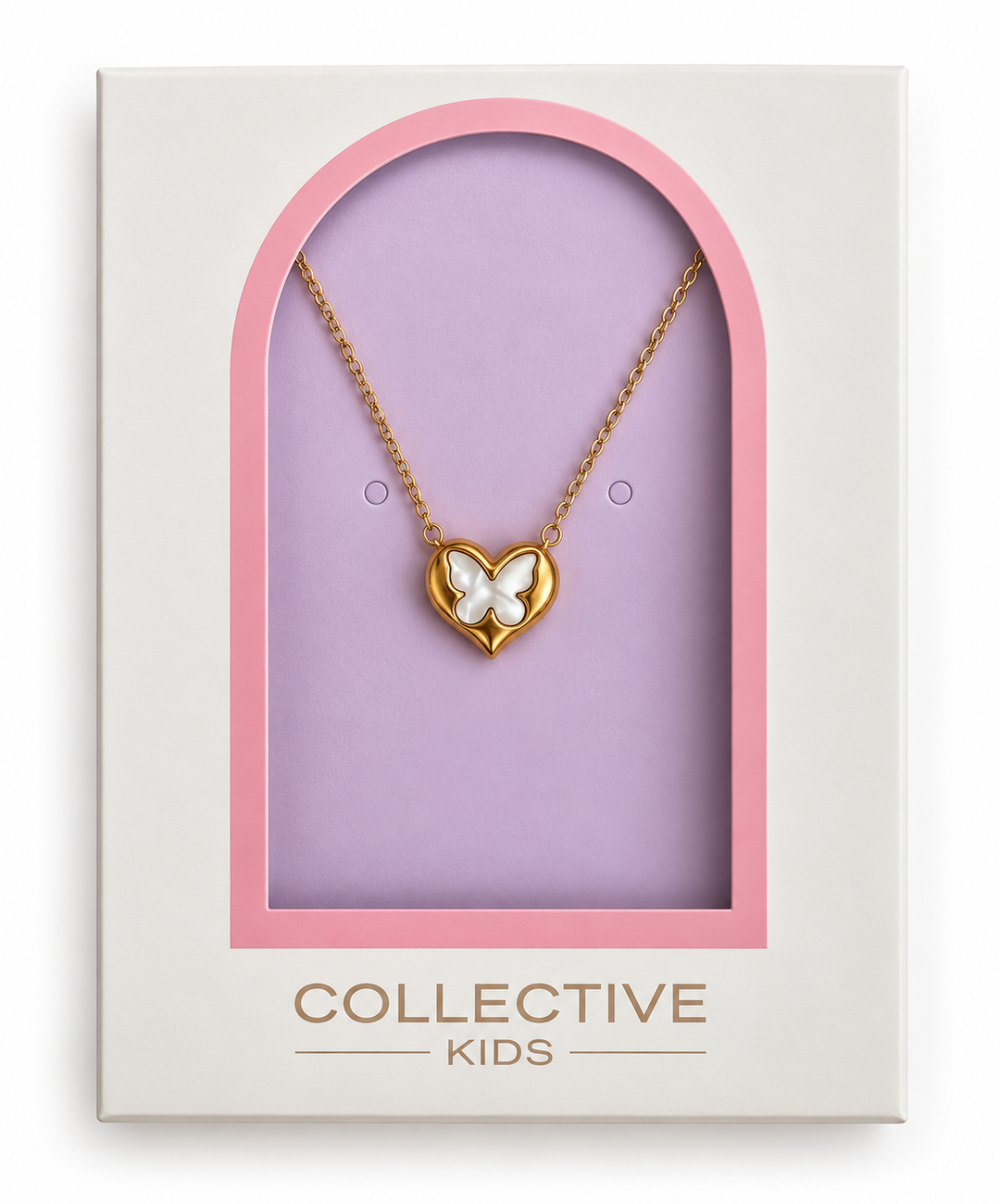 Gold Heart Kids Necklace | Collective Kids
