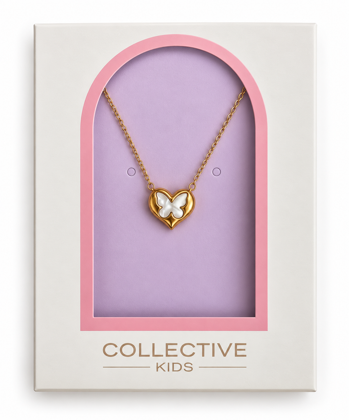 Gold Heart Kids Necklace | Collective Kids