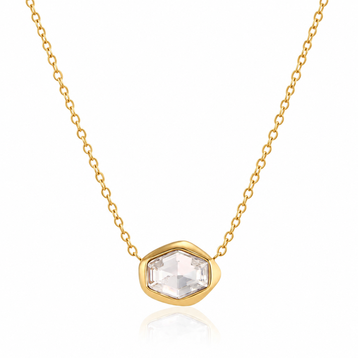 Isla Clear Necklace | Chaos & Company