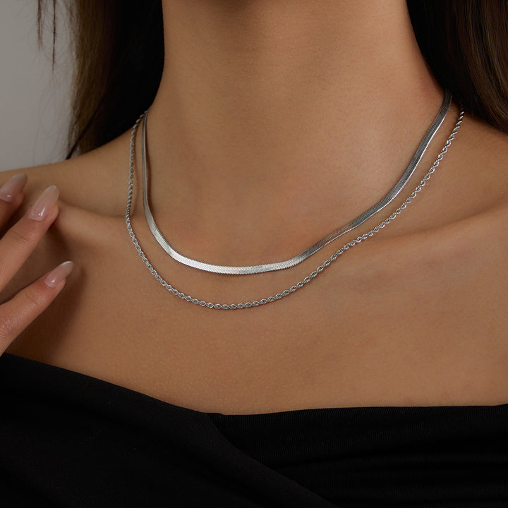 Double Vision Necklace | Chaos & Company (Gold or Silver)