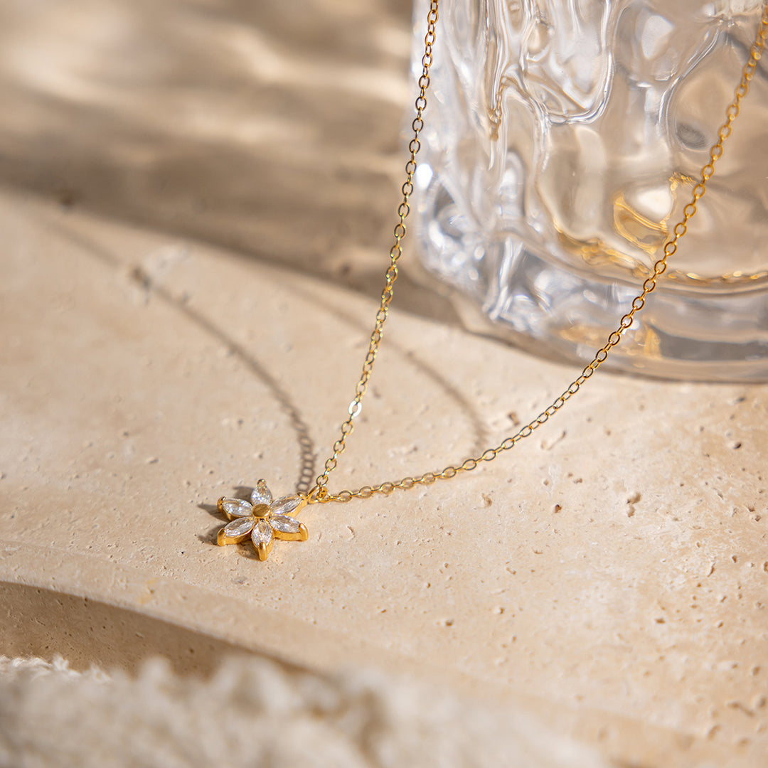 Gold Poppy Necklace  | Chaos & Company