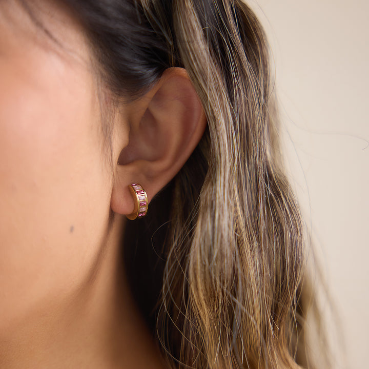 Billie Pink Hoops | Chaos & Company