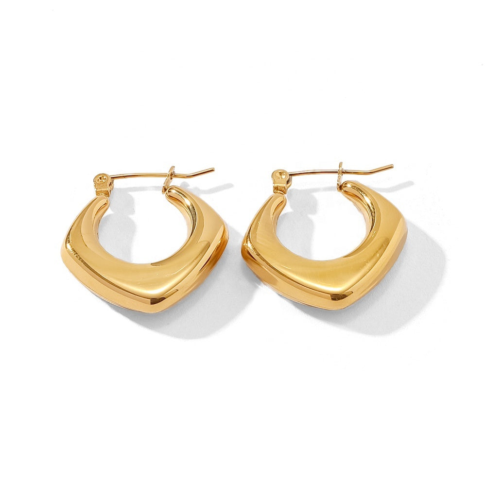 Rhodes Gold  Hoops | Chaos & Company