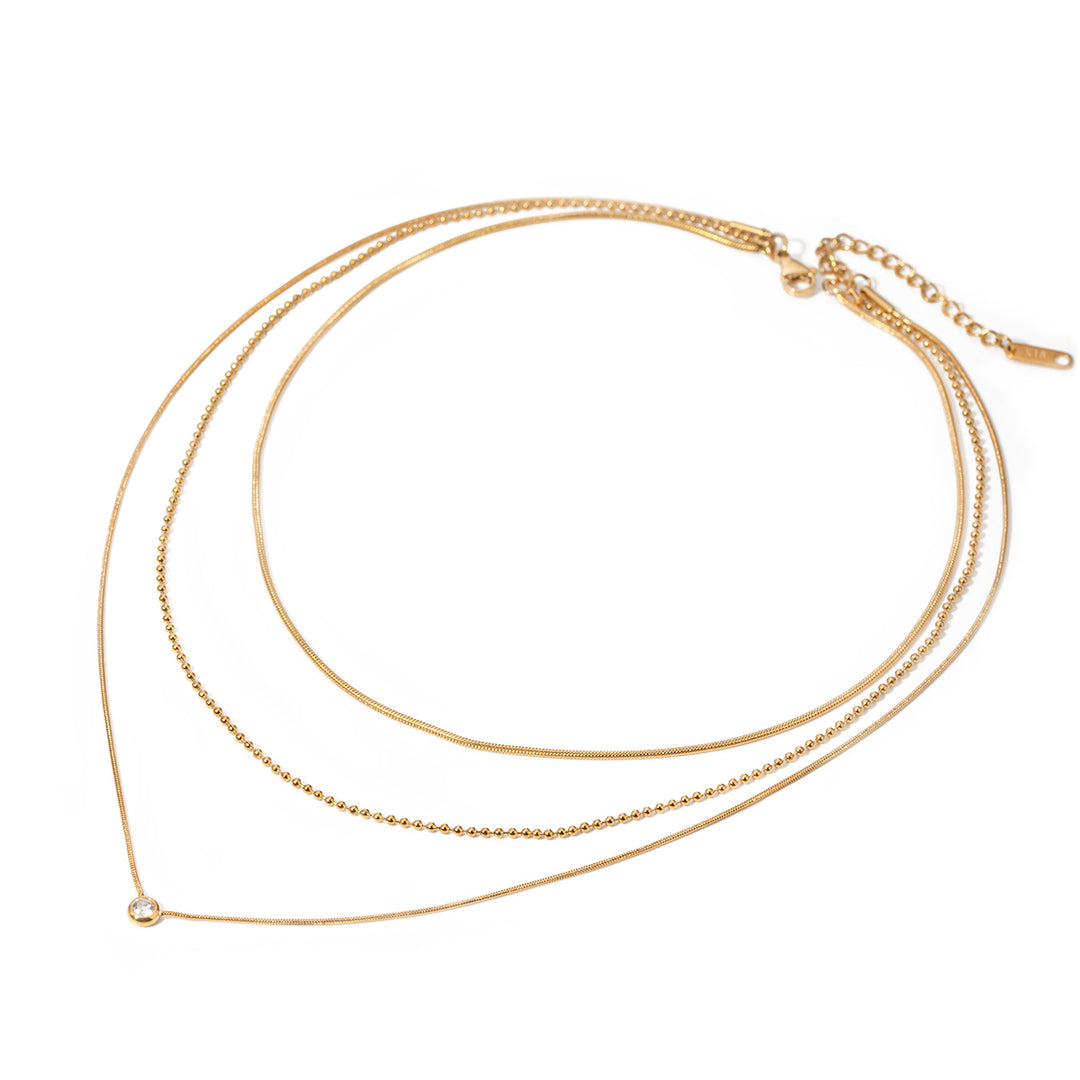 Layered Link Necklace | Chaos & Company (Gold or Silver)