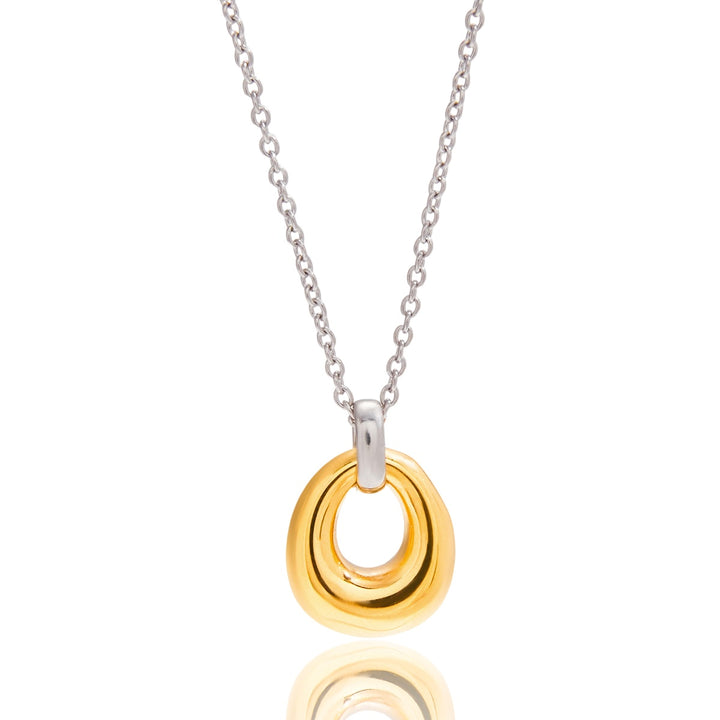 Interlock Two Tone Necklace | Chaos & Company