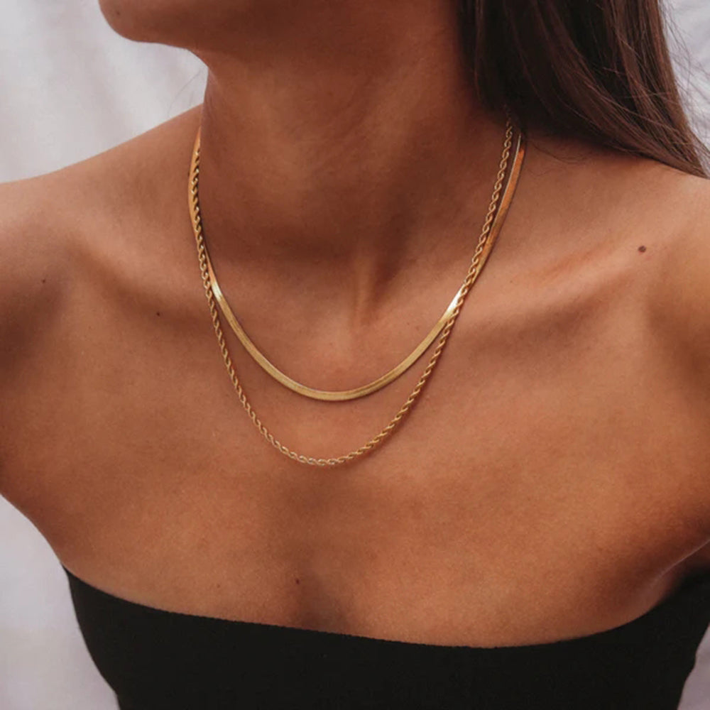Double Vision Necklace | Chaos & Company (Gold or Silver)