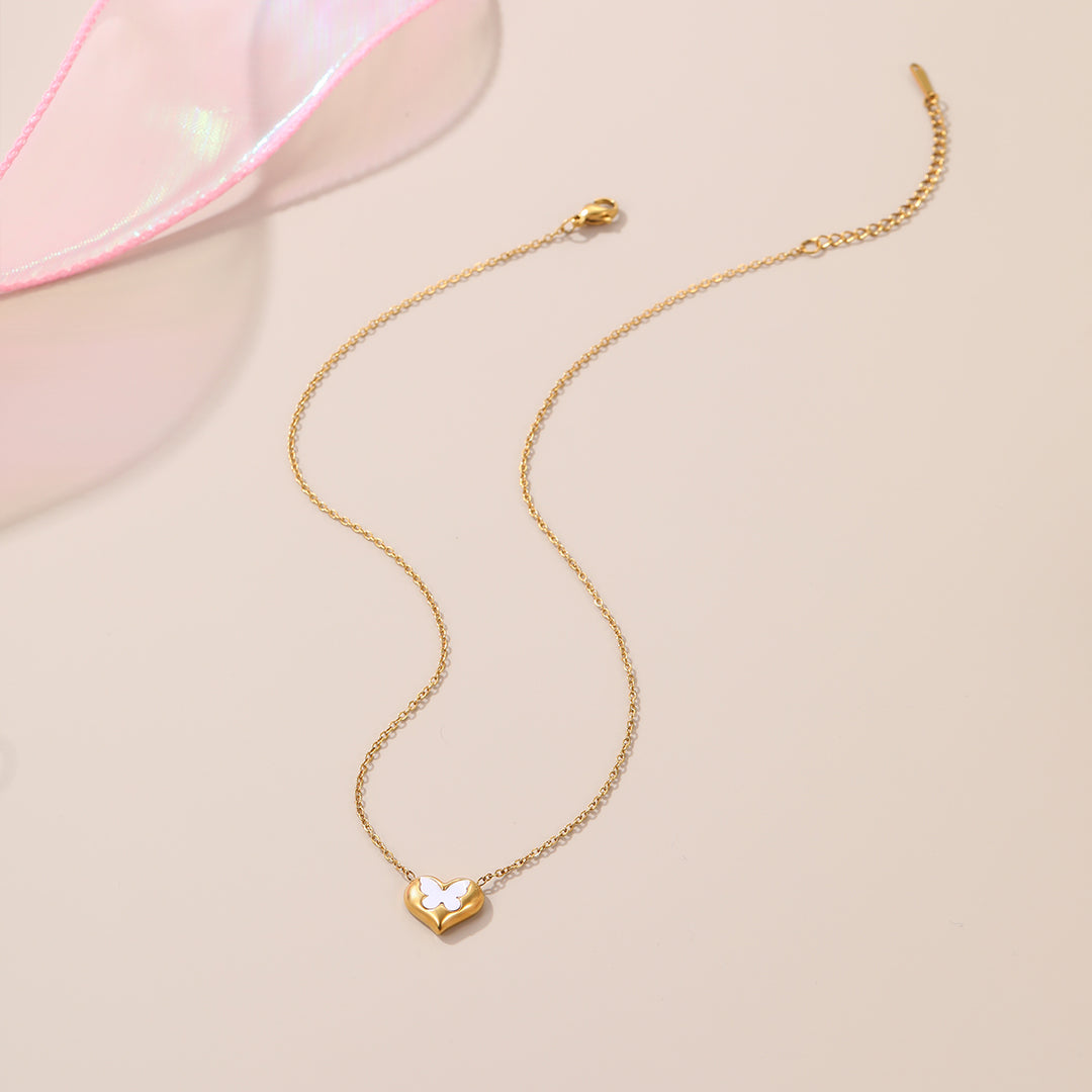 Gold Heart Kids Necklace | Collective Kids