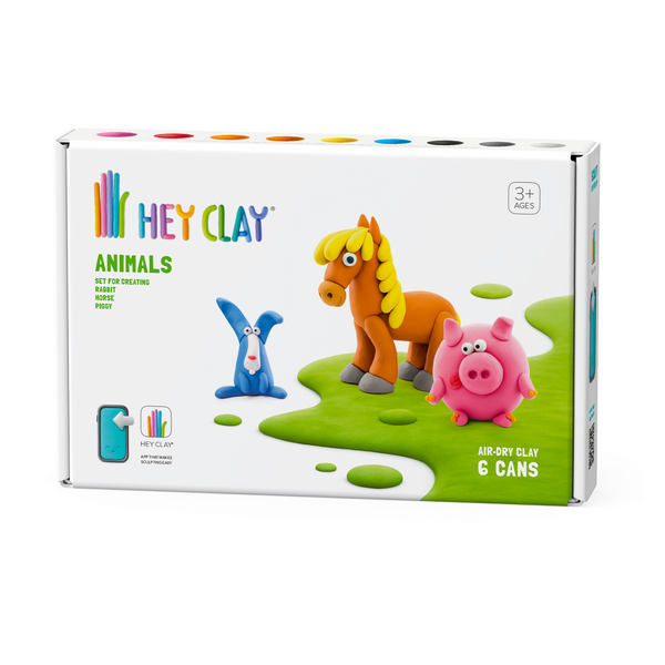 Hey clay animal set available from www.thecollectivenz.com