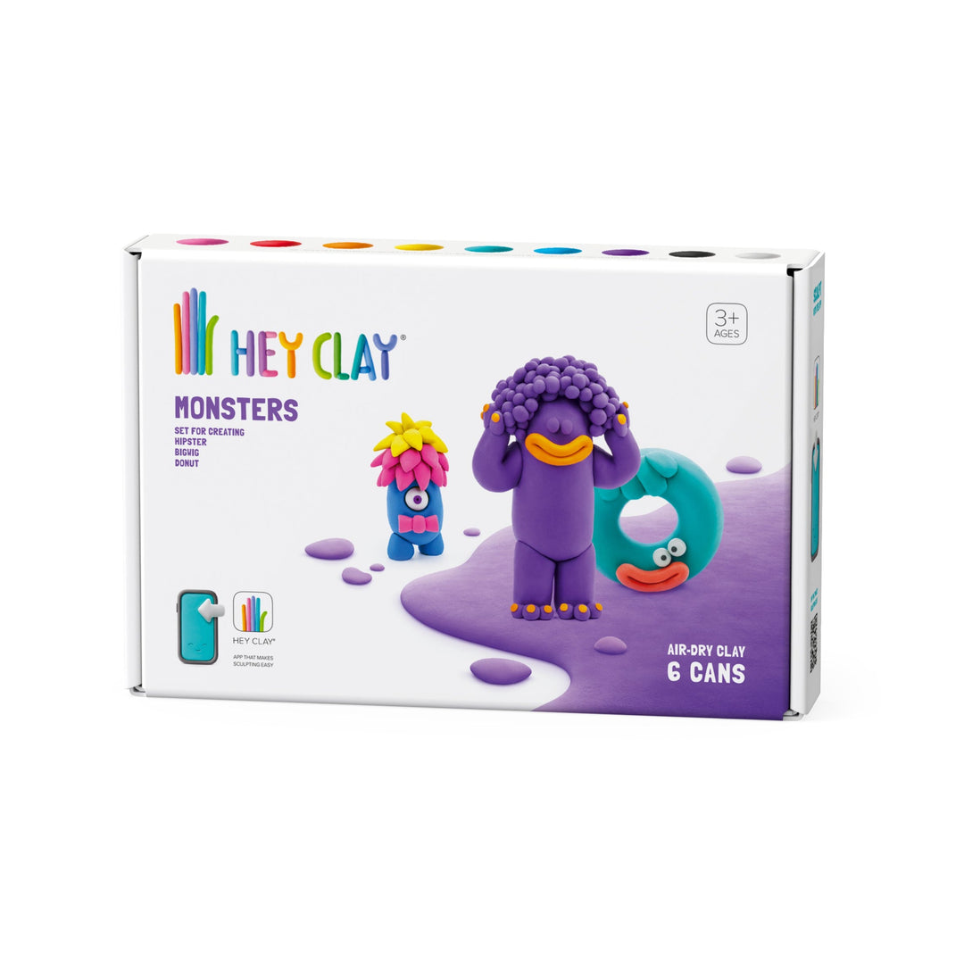 Hey Clay monster themed clay pack available from www.thecollectivenz.com