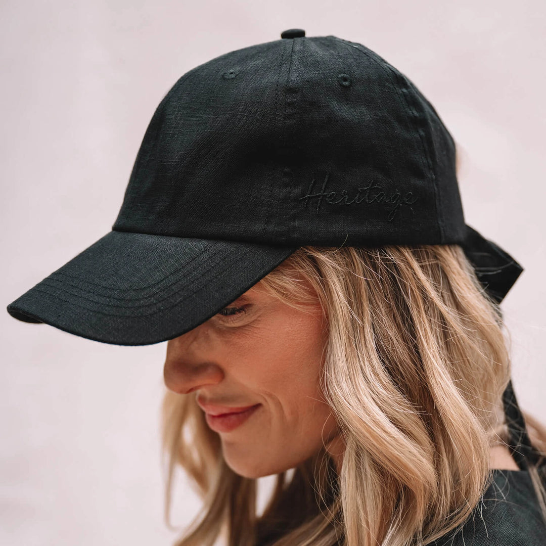 Bedhead Bow Tie Cap - Ebony