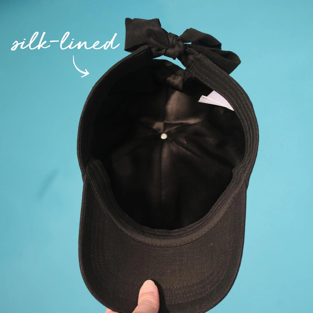 Bedhead Bow Tie Cap - Ebony