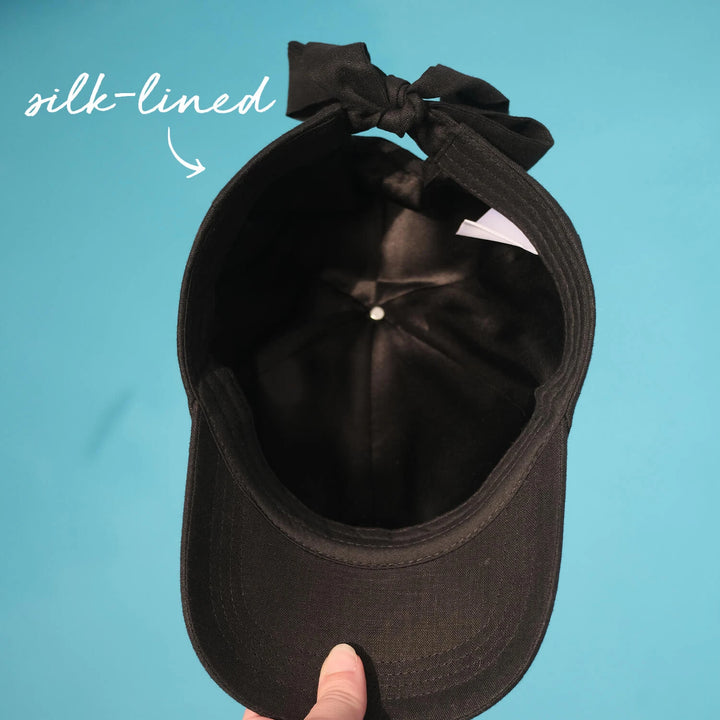 Bedhead Bow Tie Cap - Ebony