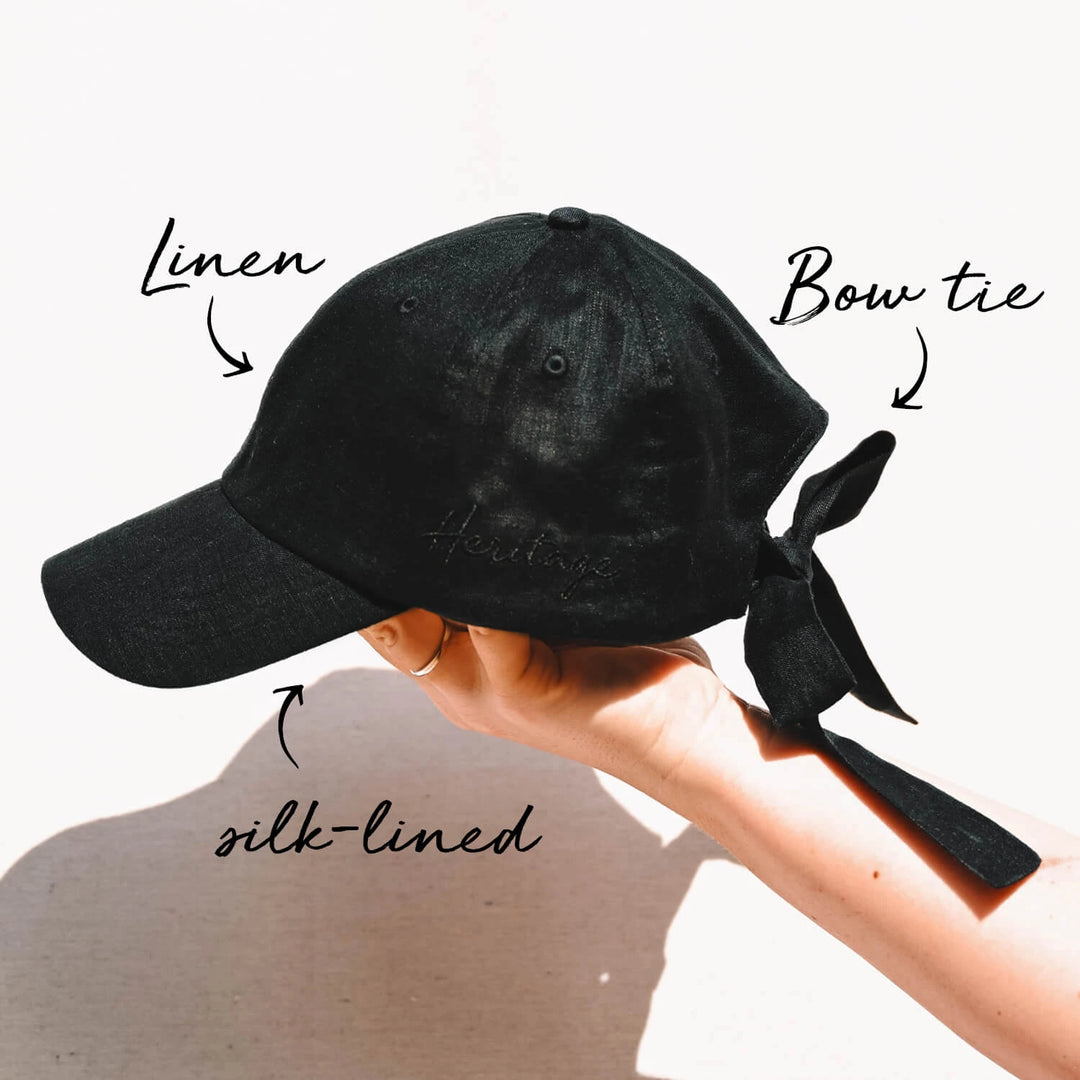 Bedhead Bow Tie Cap - Ebony