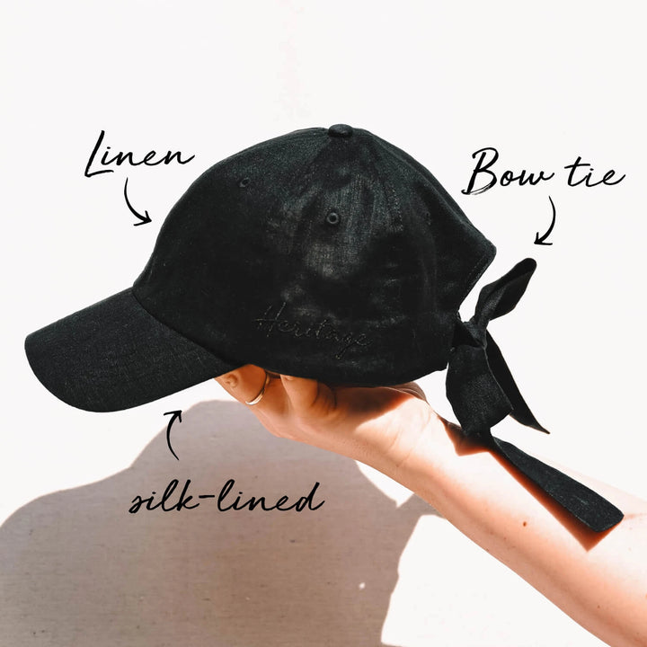 Bedhead Bow Tie Cap - Ebony