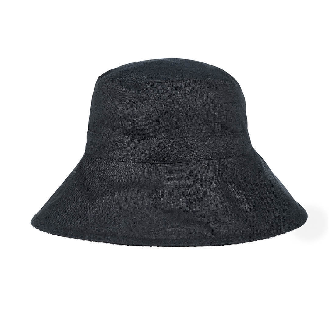 Bedhead Vacationer Reversible Sun Hat - Bobbie / Ebony