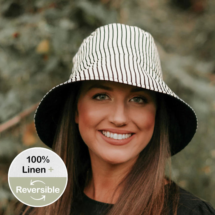 Bedhead Vacationer Reversible Sun Hat - Bobbie / Ebony