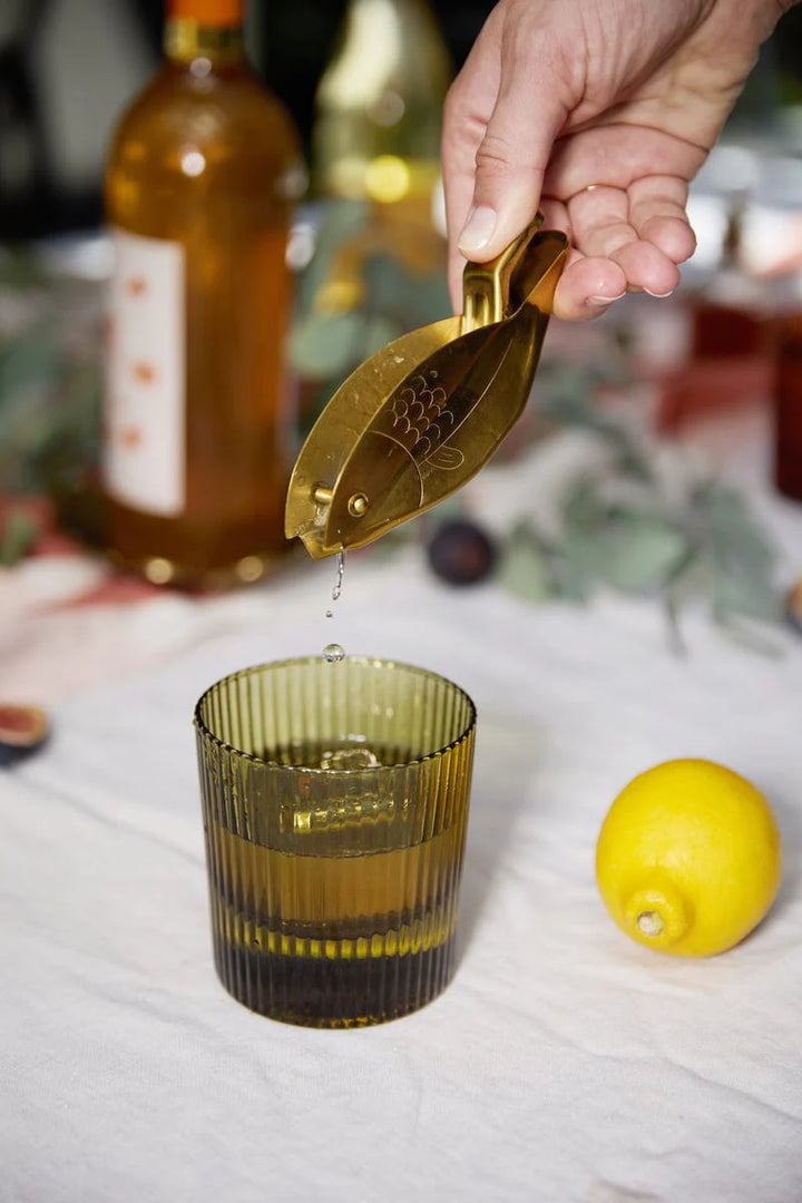The Scout Lowball Glasses - Olive (Set of 2)