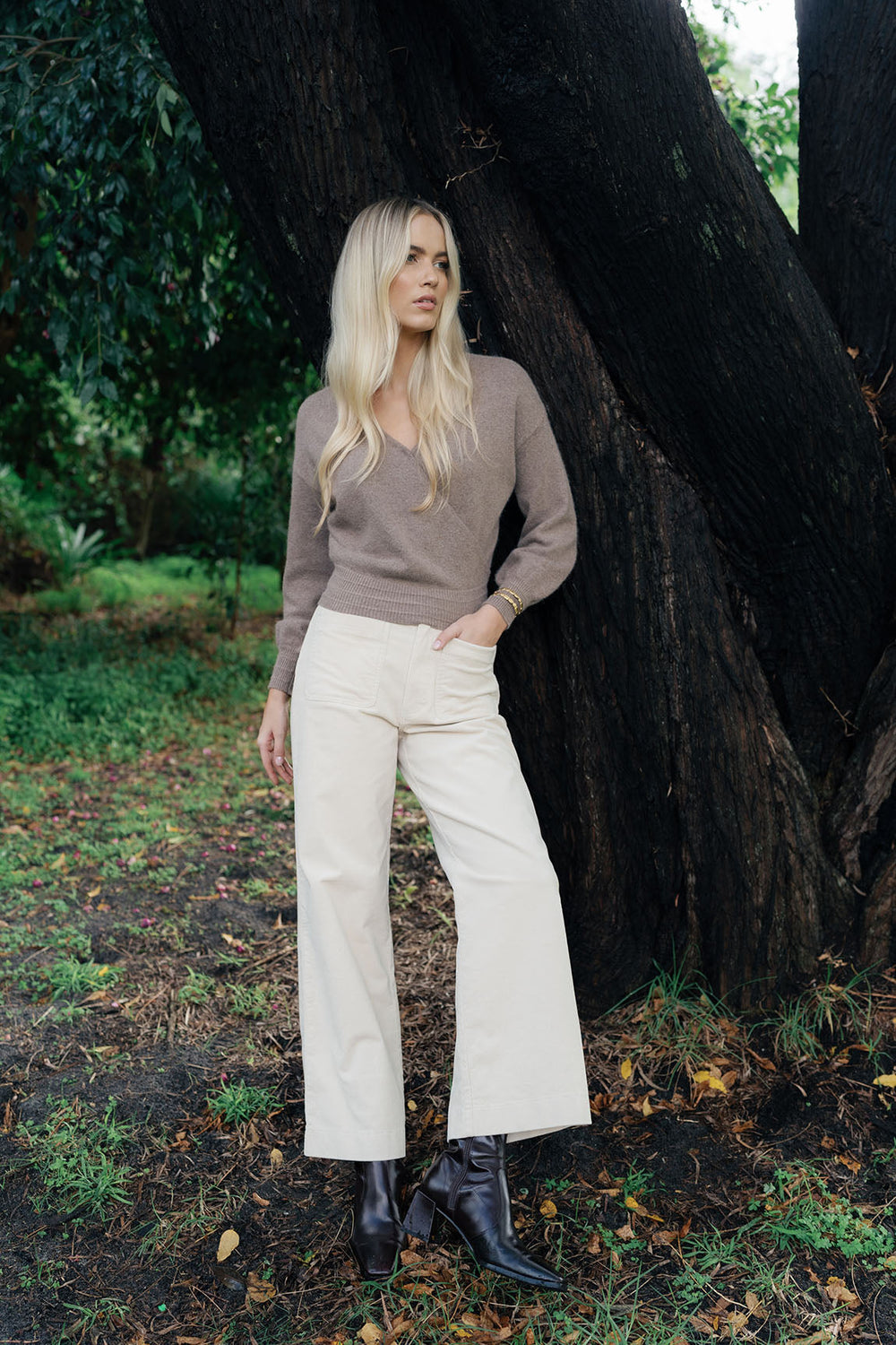 Meet the new kid on the block - everyone’s favourite corduroy fabric now in a new figure-flattering fit! Available from www.thecollectivenz.com