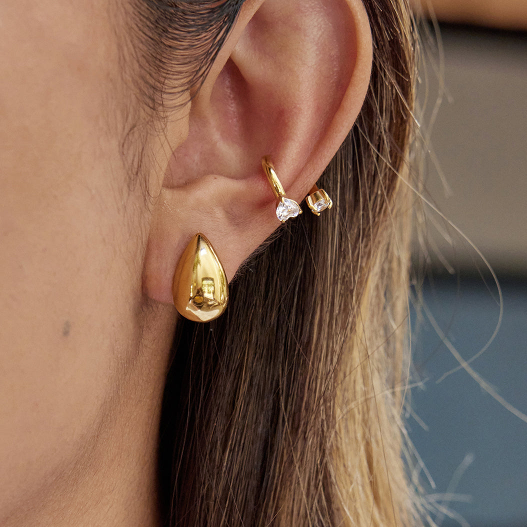 Sol Gold Teardrop Earrings | Chaos & Company