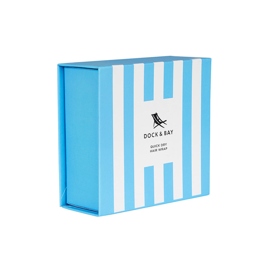 Dock & Bay: Hair Wrap Cabana Collection | Tulum Blue