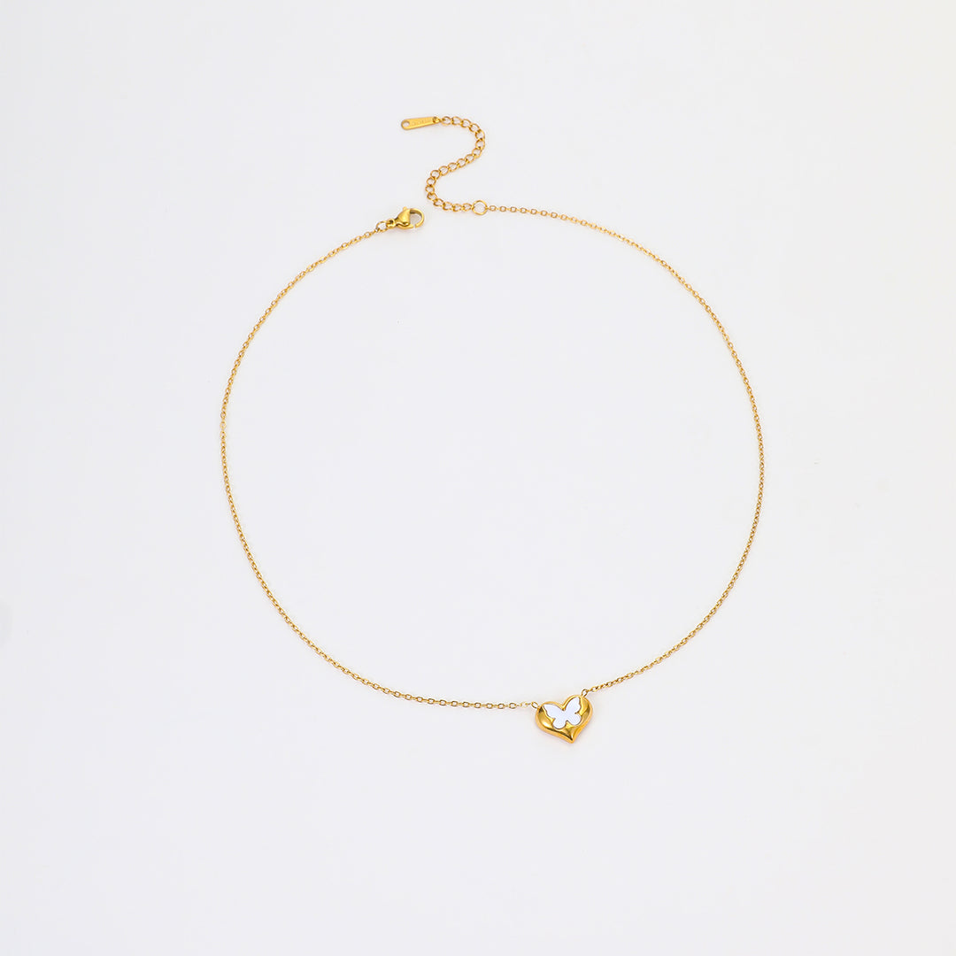 Gold Heart Kids Necklace | Collective Kids