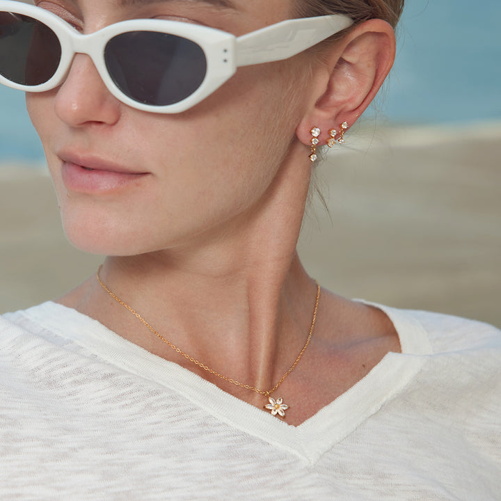 Gold Poppy Necklace  | Chaos & Company