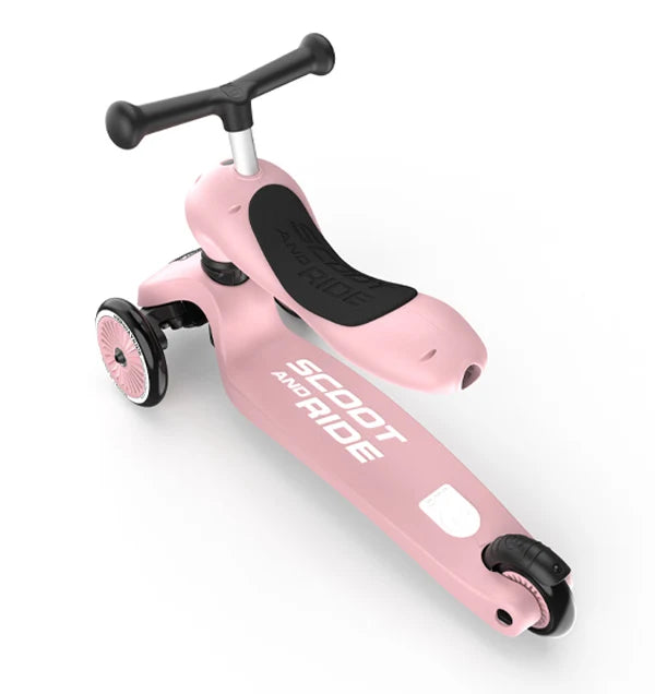 Scoot & Ride Highwaykick 1 | 2 in 1 design | Rose