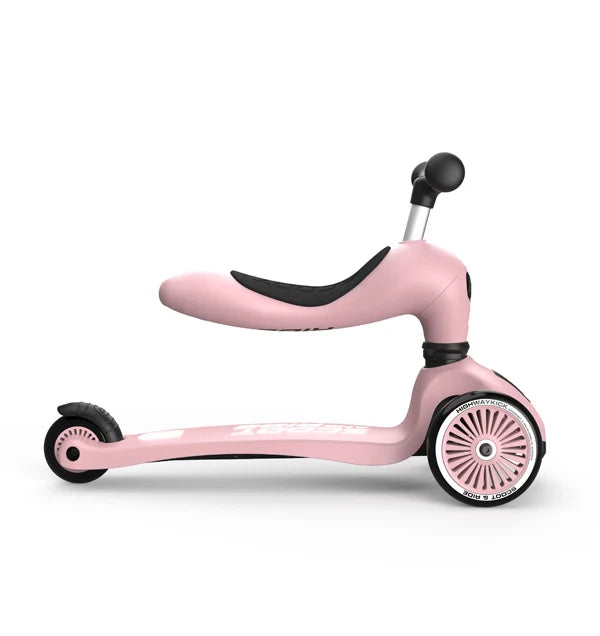 Scoot & Ride Highwaykick 1 | 2 in 1 design | Rose