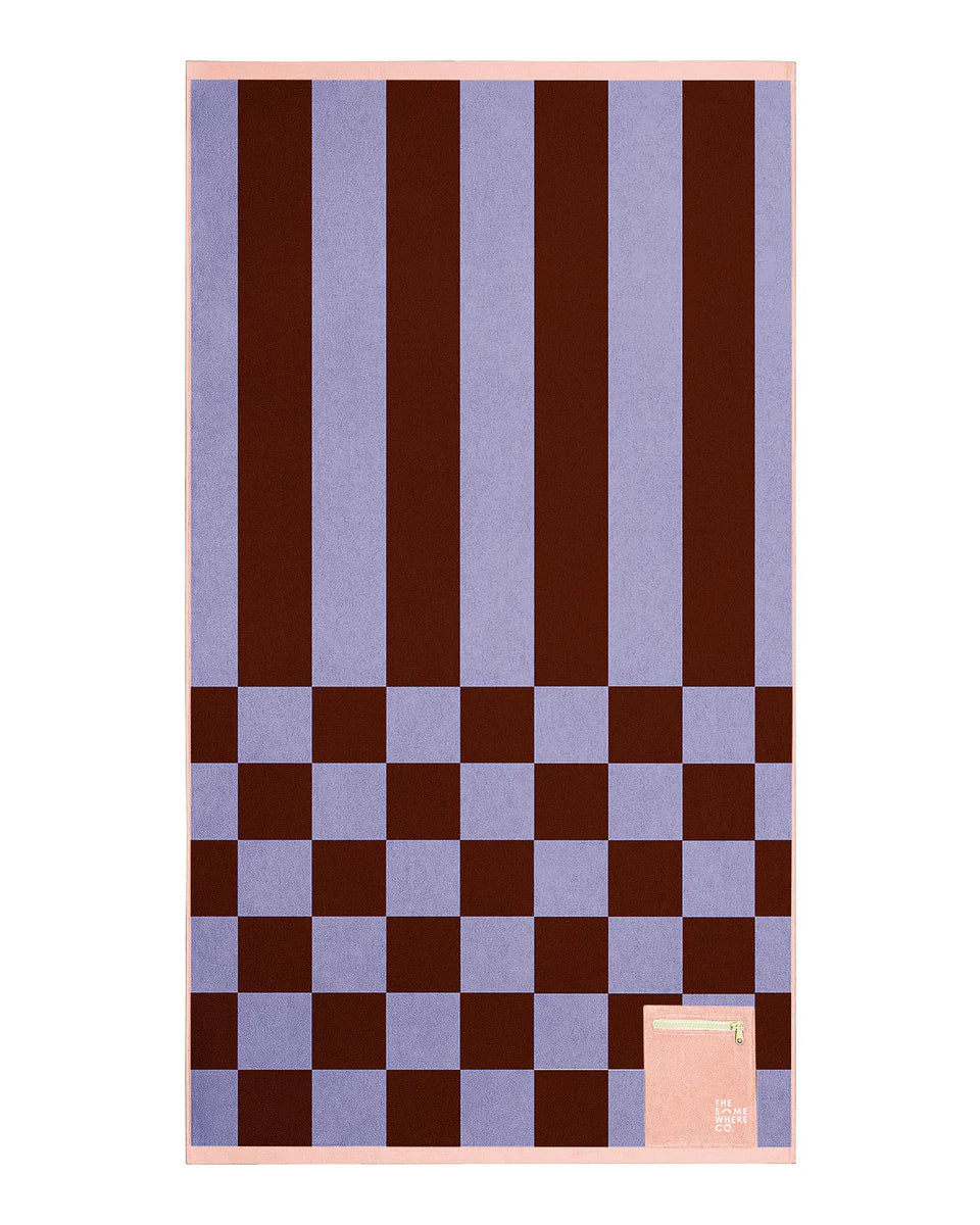 Iced Mocha beach towel