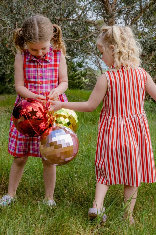 Sunset Plaid Check Dress | Milky