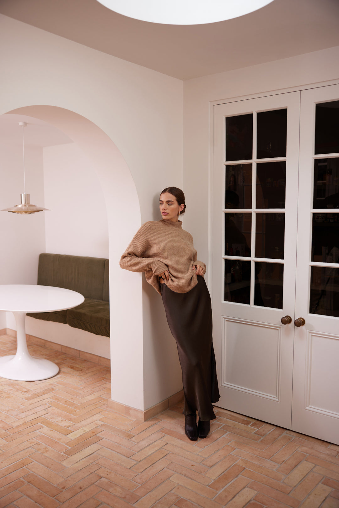 Staple the label irena midi skirt available from www.thecollectivenz.com