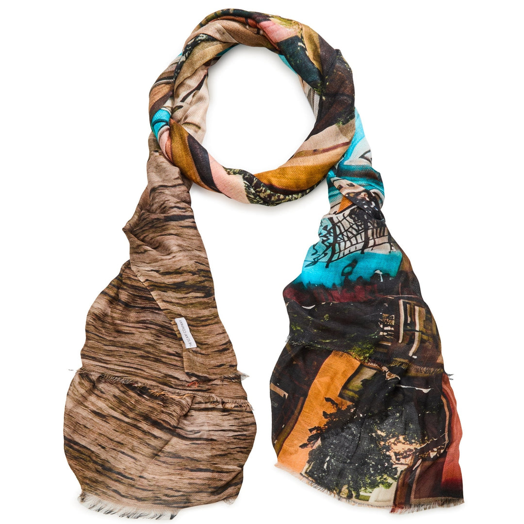Indulge in the perfect blend of luxury and artistry with our Valencia Spain Luxe Scarf, crafted from an ultra-soft cashmere and modal blend. Available from www.thecollectivenz.com